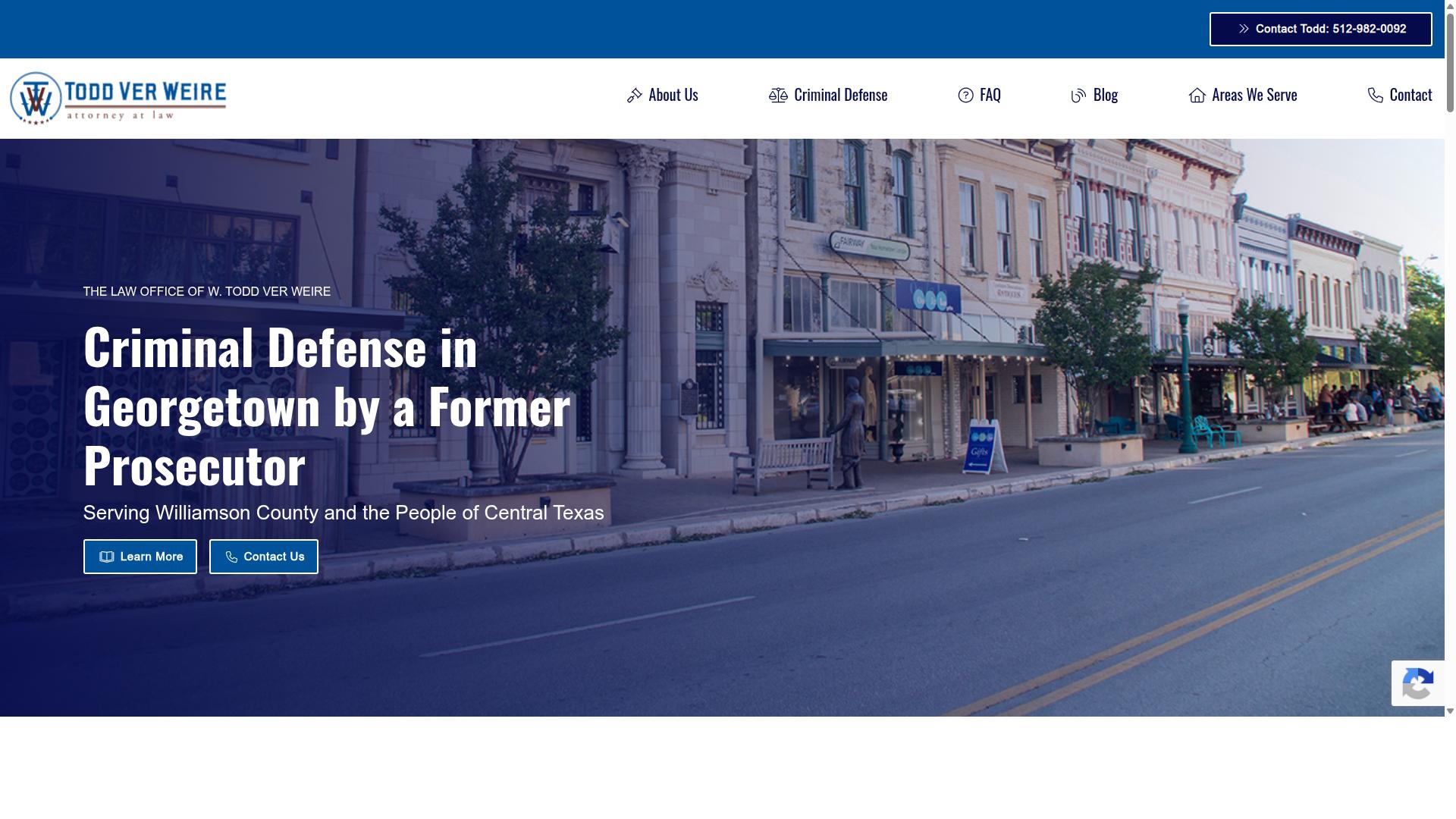 Texas for Felonies and Misdemeanors website